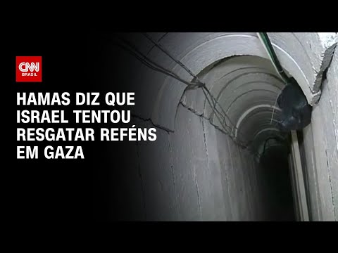 Hamas diz que Israel tentou resgatar ref&eacute;ns em Gaza | CNN NOVO DIA