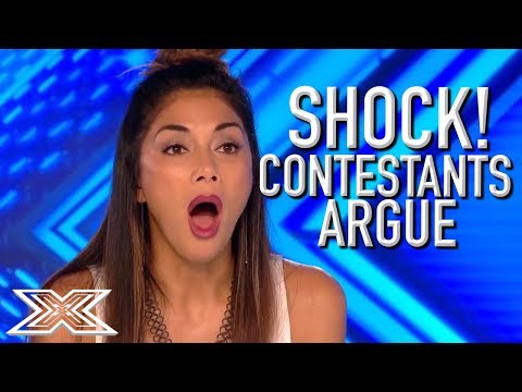 ANGRY and UPSET Contestants ARGUE With Each Other On The X Factor UK | X Factor Global