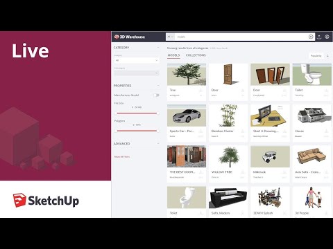 SketchUp live model: Cleaning Up 3D Warehouse Models