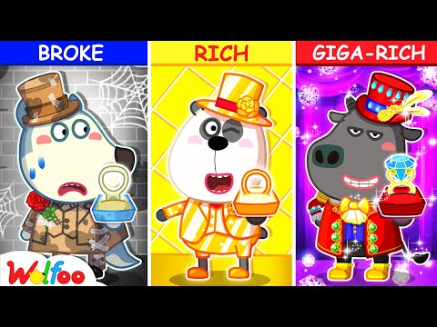 Rich vs Broke vs Giga Rich Groom, Who is The Best? - Wolfoo Kids Stories | Wolfoo Family