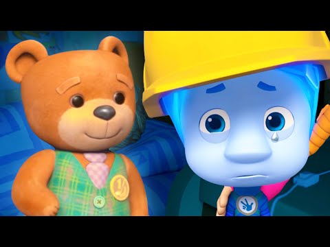 Tom's Toy Bear Gets a Makeover: Nolik's Reaction is Priceless! | The Fixies | Animation for Kids