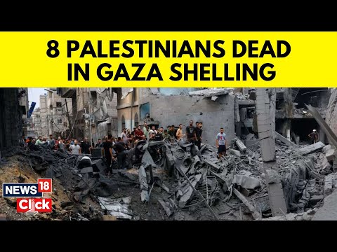 Palestinians Report Heavy Shelling In South Gaza, Civilians Seek Refuge | News18 | N18V | Hamas News