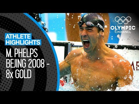 Michael Phelps ?? - All EIGHT Gold Medal Races at Beijing 2008! | Athlete Highlights