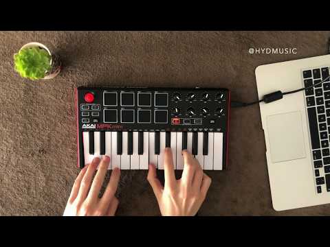 Blinding lights - The Weeknd (Akai mpk mini instrumental cover) on GarageBand