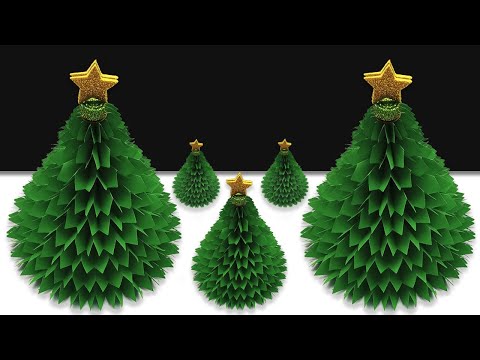 Christmas Tree Ideas | Paper Christmas Tree | Christmas Decor Ideas | Easy Christmas Tree Making