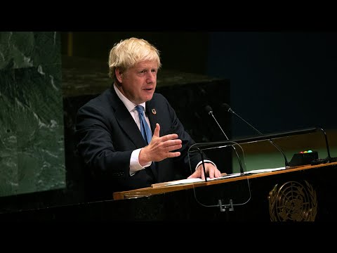 Boris Johnson can't resist witty dig at Brexit opponents in United Nations General Assembly speech