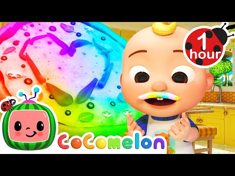 JJ's Rainbow Pizza! | @Cocomelon - Nursery Rhymes | Colors for Kids