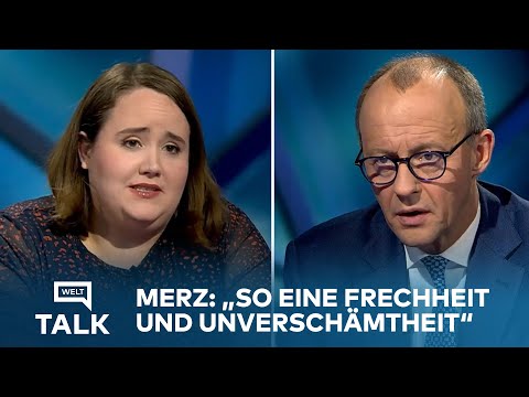 &bdquo;So eine Frechheit und Unversch&auml;mtheit&ldquo; - Friedrich Merz emp&ouml;rt &uuml;ber Ricarda Lang | WELT TALK