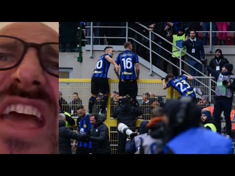 INTER-VERONA 2-1: VIDEO DIRETTA DELIRIO LIVE REACTIONS CLAMOROSA DEGLI ULTIMI 10 MINUTI!