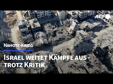 Trotz internationaler Kritik: Israel verst&auml;rkt Angriffe auf Gazastreifen | AFP