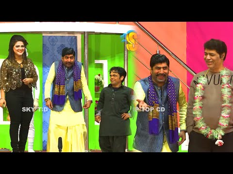 Sajan Abbas and Vicky Kodu with Babra Ali (NEW) | Stage Drama Dil Mera Sajan 2020 | Comedy Clip 2020