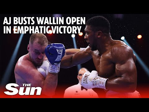 Anthony Joshua SMASHES Otto Wallin in Saudi Arabia