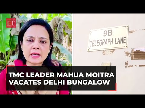 Mahua Moitra, expelled TMC MP, vacates Delhi bungalow after eviction notice