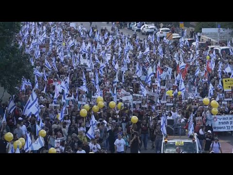 Israelis rally in Jerusalem for release of Hamas-held hostages | AFP