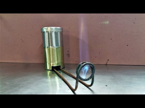 Copper coil burner