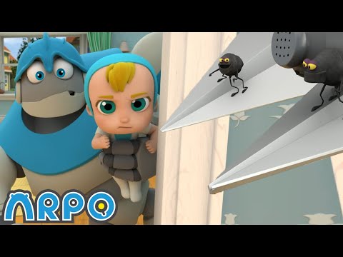 We Have a Flea PROBLEM! | Baby Daniel and ARPO The Robot | Funny Cartoons for Kids