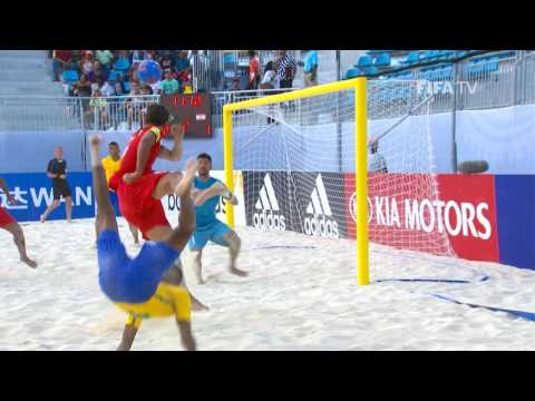 Brazil v Tahiti | FIFA Beach Soccer World Cup 2017 | Match Highlights