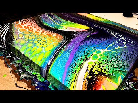 Vibrant and Colorful Fluid Art Tutorial