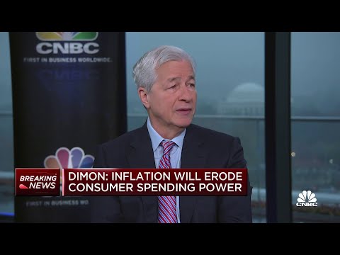 JPMorgan CEO Jamie Dimon: Inflation is eroding consumer wealth and may cause recession