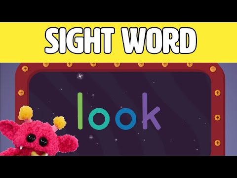 LOOK - Let's Learn the Sight Word LOOK with Hubble the Alien! | Nimalz Kidz! Songs and Fun!