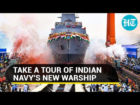 Indian Navy Gets New Warship; 'Most Advanced' INS Vindhyagiri Launched | Take A Tour