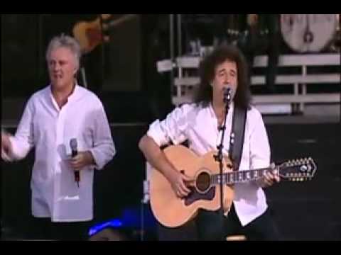 Queen - Imagine tribute to Lennon live