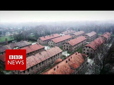 Auschwitz: Drone video of Nazi concentration camp - BBC News