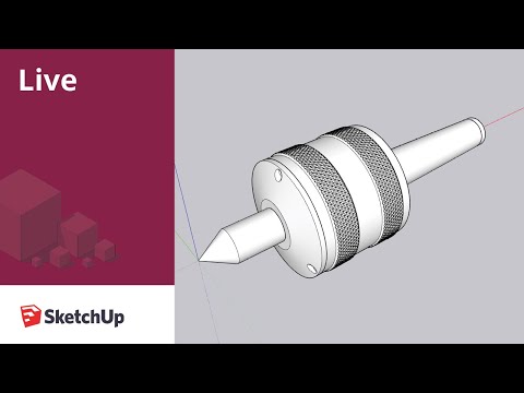 Drawing Lathe Parts in SketchUp Live!