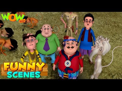 BEST SCENES of MOTU PATLU | FUNNY Cartoons in Hindi | Wow Kidz | Compilation 60