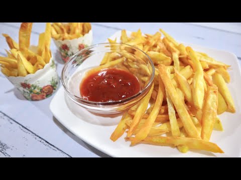 KAMOTE-SWEET POTATO FRIES| EASY TO MAKE HEALTHY SNACK