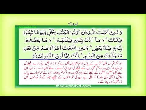 Para 2 - Juz 2 Sayaqul HD Quran Urdu Hindi Translation