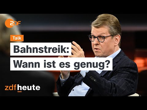 Ist der Bahnstreik einer zu viel? | Markus Lanz vom 10. Januar 2024