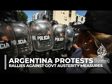 Argentina: Thousands protest against President Milei's austerity measures