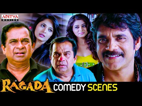 Ragada Ultimate Comedy Scenes | Hindi Dubbed Movie | Nagarjuna, Anushka, Priyamani | Brahmanandam