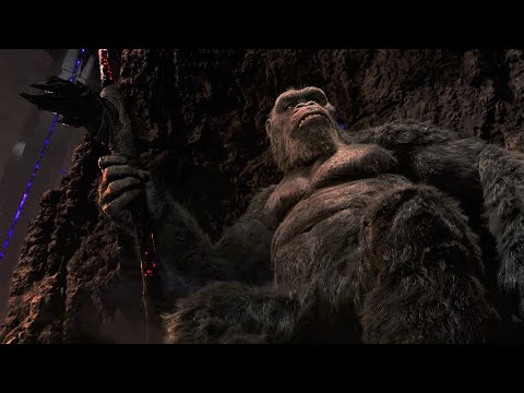 Kong finds the home of his ancestors (no background music) - Godzilla vs Kong