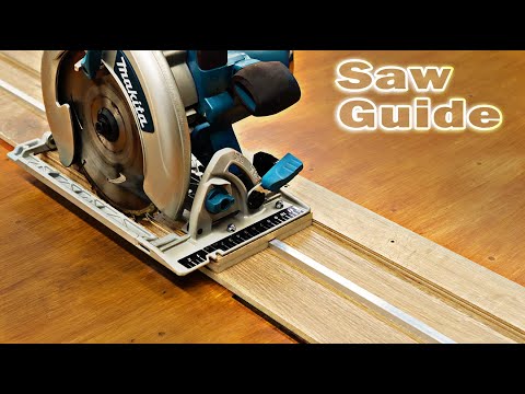 DiY Circular Saw Guide out of Laminate II Homemade Track Saw