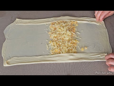 Just flour water salt. anyone can do it. Incredibly easy way to make puff pastry