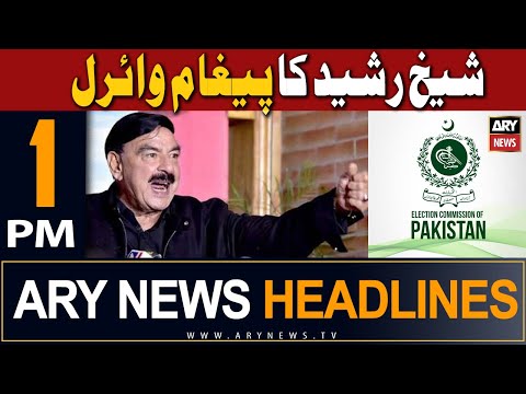 ARY News 1 PM Headlines 31st Dec 2023 | 𝐒𝐡𝐞𝐢𝐤𝐡 𝐑𝐚𝐬𝐡𝐞𝐞𝐝 𝐯𝐬 𝐄𝐥𝐞𝐜𝐭𝐢𝐨𝐧 𝐂𝐨𝐦𝐦𝐢𝐬𝐬𝐢𝐨𝐧