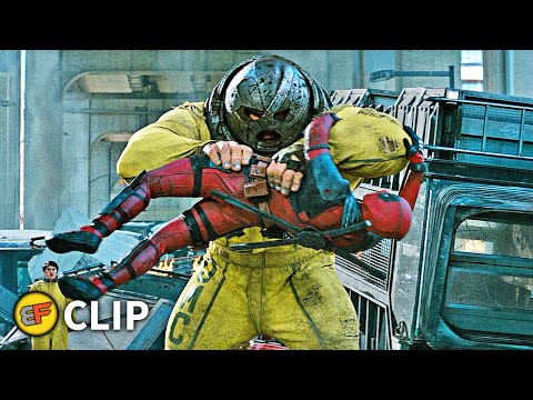 Deadpool Encounters Juggernaut &quot;I'm Gonna Rip You In Half Now&quot; Scene | Deadpool 2 (2018) Movie Clip