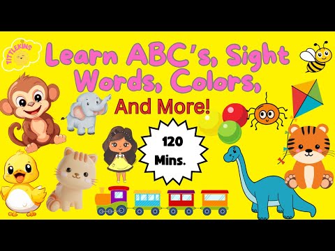 Learn ABC&rsquo;s, Sight Words, Colors,Numbers, Animals,Opposites,Phonics and More!