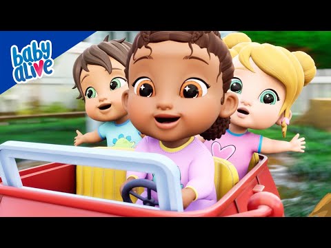 Baby-Autow&auml;sche 💖🚗 Baby Alive auf Deutsch 🌈 BRANDNEU 💦 Video f&uuml;r Kinder 💕