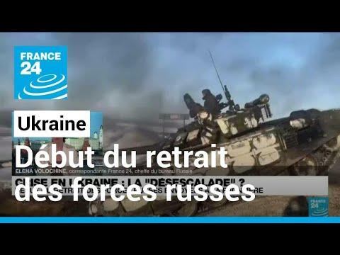 Crise en Ukraine : d&eacute;but du retrait des forces russes envoy&eacute;es &agrave; la fronti&egrave;re &bull; FRANCE 24