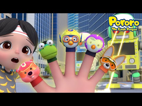 Pahlawan super Pororo Heroes | Lagu Keluarga Jari | Kekuatan Minuman Super | Lagu Anak Pororo