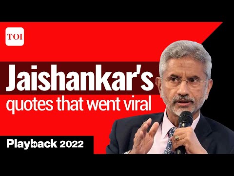 Top five speeches by S Jaishankar that went viral in 2022