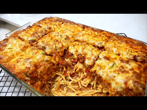 Try My Baked Spaghetti (Million Dollar Spaghetti) | How To Make Spaghetti Bake | So Easy!!