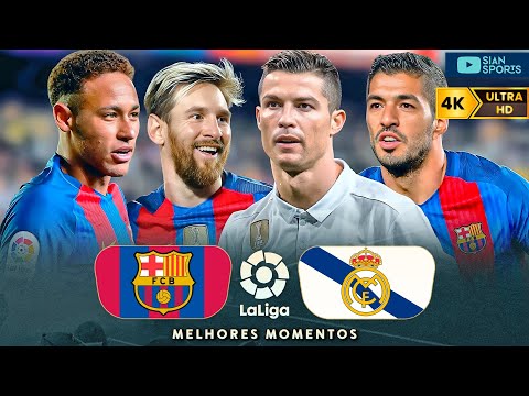 LAST EL CLASICO OF MESSI, SU&Aacute;REZ AND NEYMAR TOGETHER AGAINST RONALDO WITH EMOTION FROM START TO END!