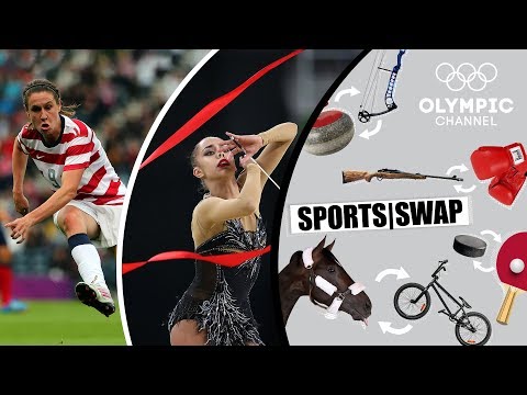 Football vs Rhythmic Gymnastics: Margarita Mamun &amp; Heather O'Reilly Switch | Sports Swap Challenge