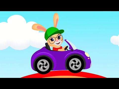 🌈 Школа кролика Бобо &ndash; У руля 🚗 Учим цвета! &ndash; Развивающие песенки для детей