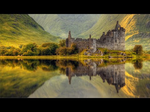 Traditional Relaxing Celtic Music with Beautiful Ireland and Scotland Scenery