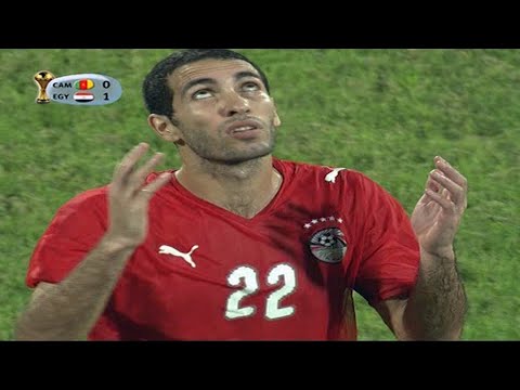 اخر ربع ساعه من مباراة مصر والكاميرون نهائي 2008 | هدف ابو تريكه التاريخي - تعليق عصام الشوالي